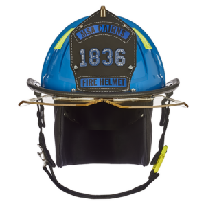 Cairns 1836 Painted Traditional Fire Helmet, Blue