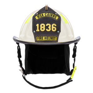 Cairns 1836 Painted Traditional Fire Helmet, White